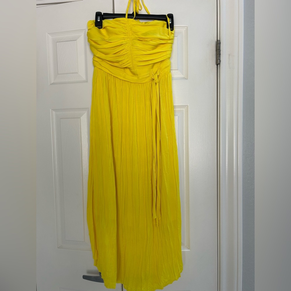 White House Black Market Sunny Strapless/Halter Dress